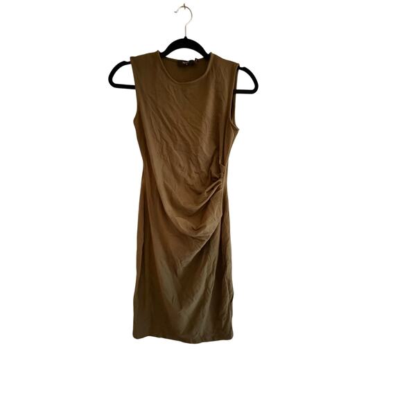 Theory Olive Green Modal Dress Size S - Picture 2 of 5
